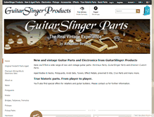 Tablet Screenshot of guitarslingerproducts.com